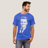 エマニュエル・マクロン Tシャツ (正面フル)