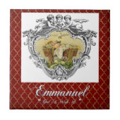 エマニュエル-神は私達とカスタムなタイルです タイル (正面)