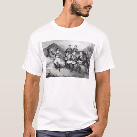 エマニュエルLasへのナポレオンIの命令の回顧録 Tシャツ (正面)