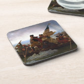 エマニュエルLeutze著デラウェア州を交差させるワシントン州 コースター (左側)