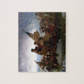 エマニュエルLeutze著デラウェア州を交差させるワシントン州 ジグソーパズル (縦)