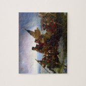 エマニュエルLeutze著デラウェア州を交差させるワシントン州 ジグソーパズル (縦)