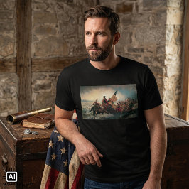 エマヌエル・ロイツェによる『デラウェア川の渡河』 Tシャツ