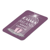 エマネーム意味新生児ガール マグネット (左側)