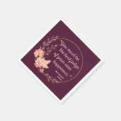 エマバイジェーンオースティン引用文I – かわいいスタイル スタンダードカクテルナプキン (角)