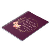 エマバイジェーンオースティン引用文I – かわいいスタイル ノートブック (左側)