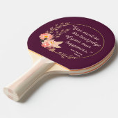 エマバイジェーンオースティン引用文I – かわいいスタイル 卓球ラケット (正面アングル)