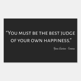 エマバイジェーンオースティン引用文I 長方形シール