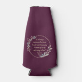 エマバイジェーンオースティン引用文II – かわいいスタイル ボトルクーラー (正面)