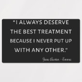 エマバイジェーンオースティン引用文II ラベル (デザイン2)