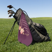 エマバイジェーンオーステン引用文Iキュートスタイル ゴルフタオル (グリーン)