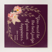 エマバイジェーンオーステン引用文Iキュートスタイル ジグソーパズル (横)