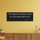 エマバイジェーンオーステン引用文I キャンバスプリント (インサイチュ (リビング))