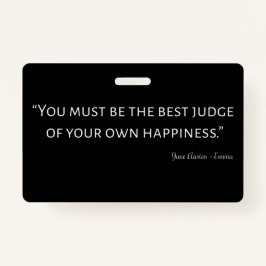 エマバイジェーンオーステン引用文I バッジ