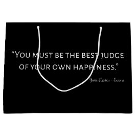 エマバイジェーンオーステン引用文I ラージペーパーバッグ