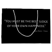 エマバイジェーンオーステン引用文I ラージペーパーバッグ (裏面)