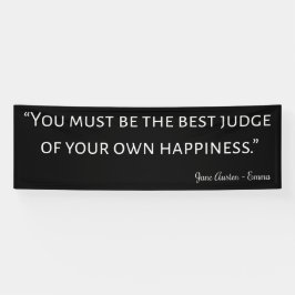 エマバイジェーンオーステン引用文I 横断幕