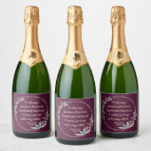 エマバイジェーンオーステン引用文IIカウトスタイル スパークリングワインラベル (ボトル)