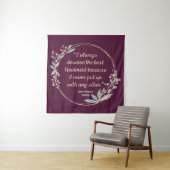 エマバイジェーンオーステン引用文IIカウトスタイル タペストリー (インサイチュ)