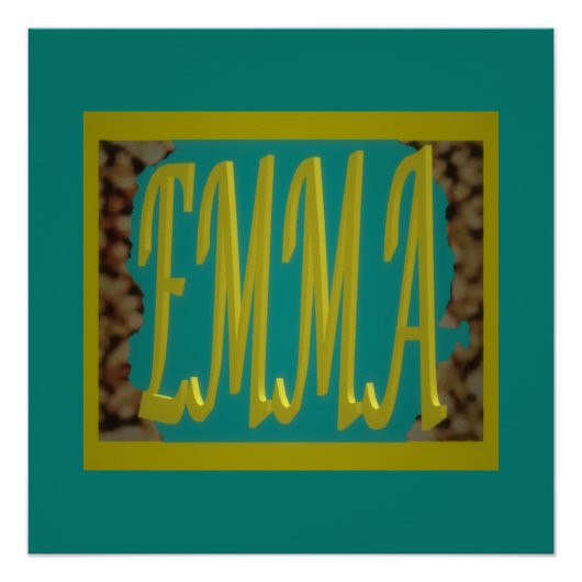 エママリンブルーの小石という少女のために ポスター (正面)