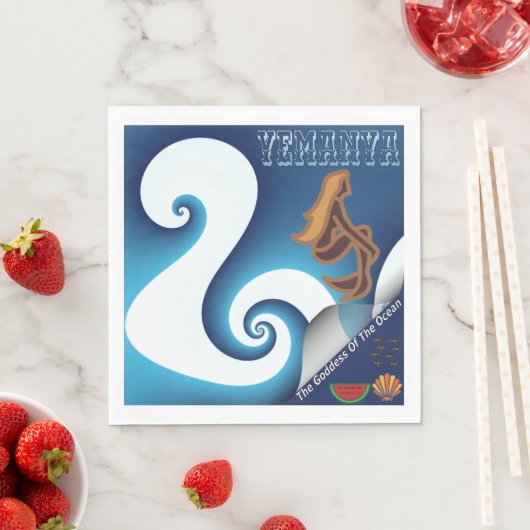 エマンヤ女神の海 スタンダードランチョンナプキン (インサイチュ)