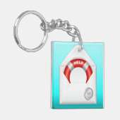 エマーシエ連絡ントナンバーキーチェーン – 「戻る」を参照 キーホルダー (正面左)