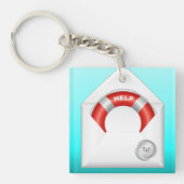 エマーシエ連絡ントナンバーキーチェーン – 「戻る」を参照 キーホルダー (正面)