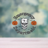 エマージェンシーデパートメントルームErナーススケルトンハロ アクリルサイン (ニュートラル)