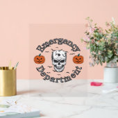 エマージェンシーデパートメントルームErナーススケルトンハロ アクリルサイン (ウェディング)