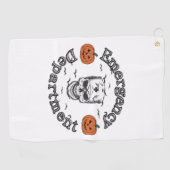 エマージェンシーデパートメントルームErナーススケルトンハロ ゴルフタオル (横)