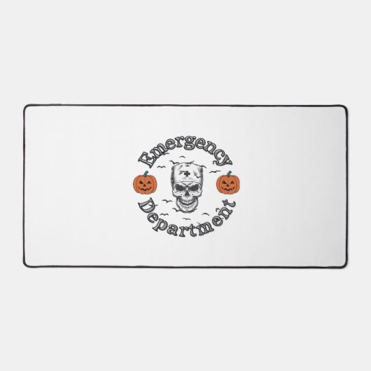 エマージェンシーデパートメントルームErナーススケルトンハロ デスクマット (正面)