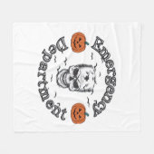 エマージェンシーデパートメントルームErナーススケルトンハロ フリースブランケット (正面(横))