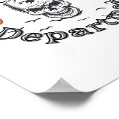 エマージェンシーデパートメントルームErナーススケルトンハロ ポスター (角)