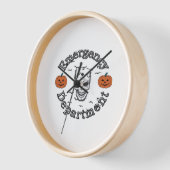 エマージェンシーデパートメントルームErナーススケルトンハロ 壁時計 (傾斜)