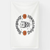 エマージェンシーデパートメントルームErナーススケルトンハロ 横断幕 (縦)