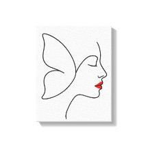 エマージング翼 – 隠しバタフライヒーリングポートレート