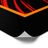 エマージング・ウーマン・抽象芸術・アート ポスター (角)