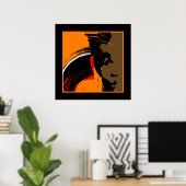 エマージング・ウーマン・抽象芸術・アート ポスター (ホームオフィス)