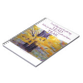 エマーソンのインスピレーションの水彩画の芸術の螺線形ノート ノートブック (左側)