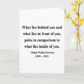 エマーソンの引用文2a カード (黄色い花)