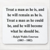 エマーソンの引用文9a マウスパッド (正面)