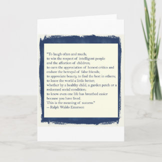エマーソンの引用文 カード