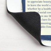 エマーソンの引用文 マウスパッド (コーナー)