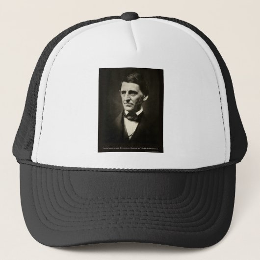 エマーソンラブ美しいの味愛引用文ギフト キャップ (正面)