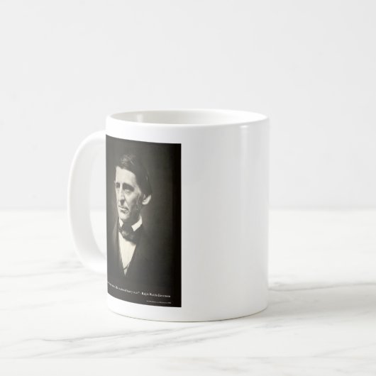 エマーソンラブ美しいの味愛引用文ギフト コーヒーマグカップ (正面左)