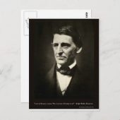 エマーソンラブ美しいの味愛引用文ギフト ポストカード (正面/裏面)