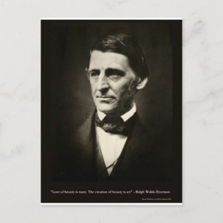 エマーソンラブ美しいの味愛引用文ギフト ポストカード