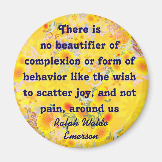 エマーソン引用文磁石 マグネット (正面)