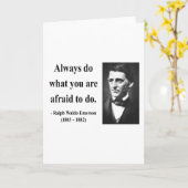 エマーソン引用文10b カード (黄色い花)