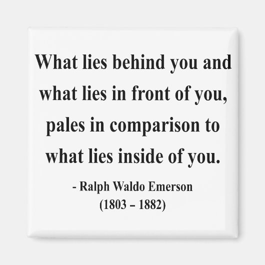 エマーソン引用文2a マグネット (正面)